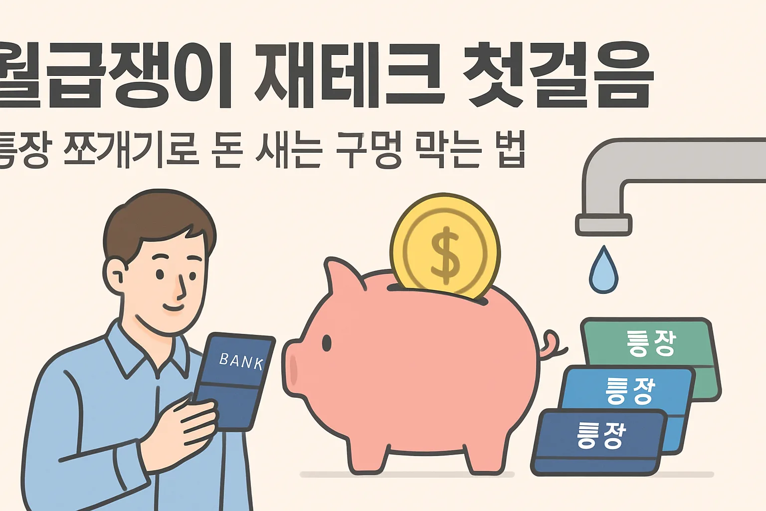 월급쟁이 재테크 첫걸음: 통장 쪼개기로 돈 새는 구멍 막는 법
