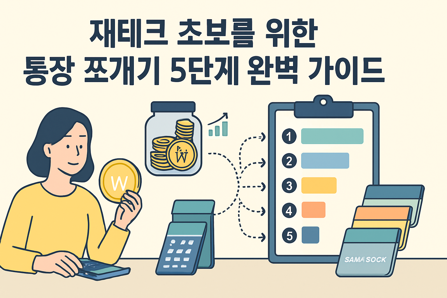 재테크 초보를 위한 통장 쪼개기 5단계 완벽 가이드