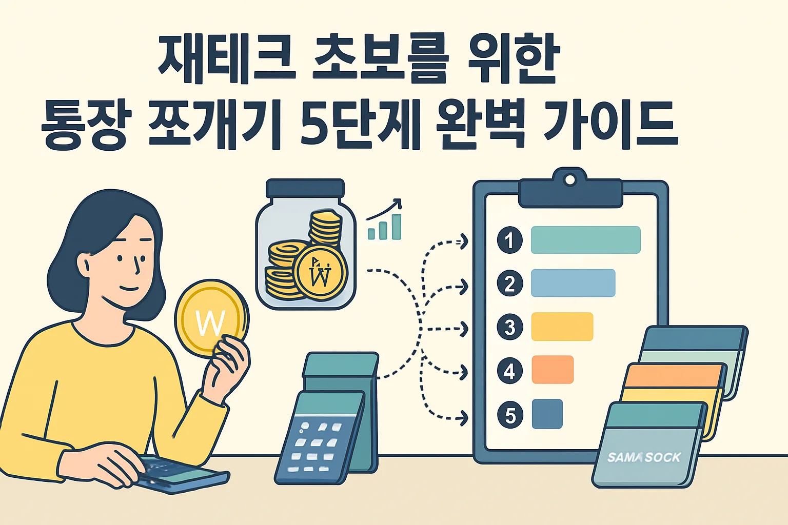 재테크 초보를 위한 통장 쪼개기 5단계 완벽 가이드