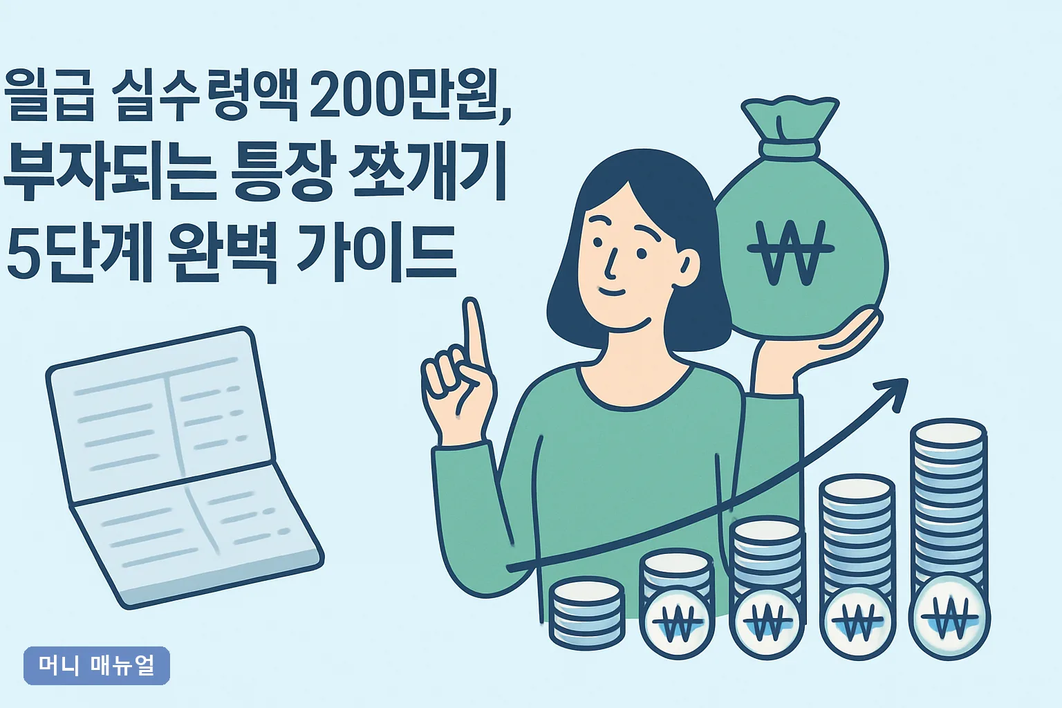 월급 실수령액 200만원, 부자되는 통장 쪼개기 5단계 완벽 가이드