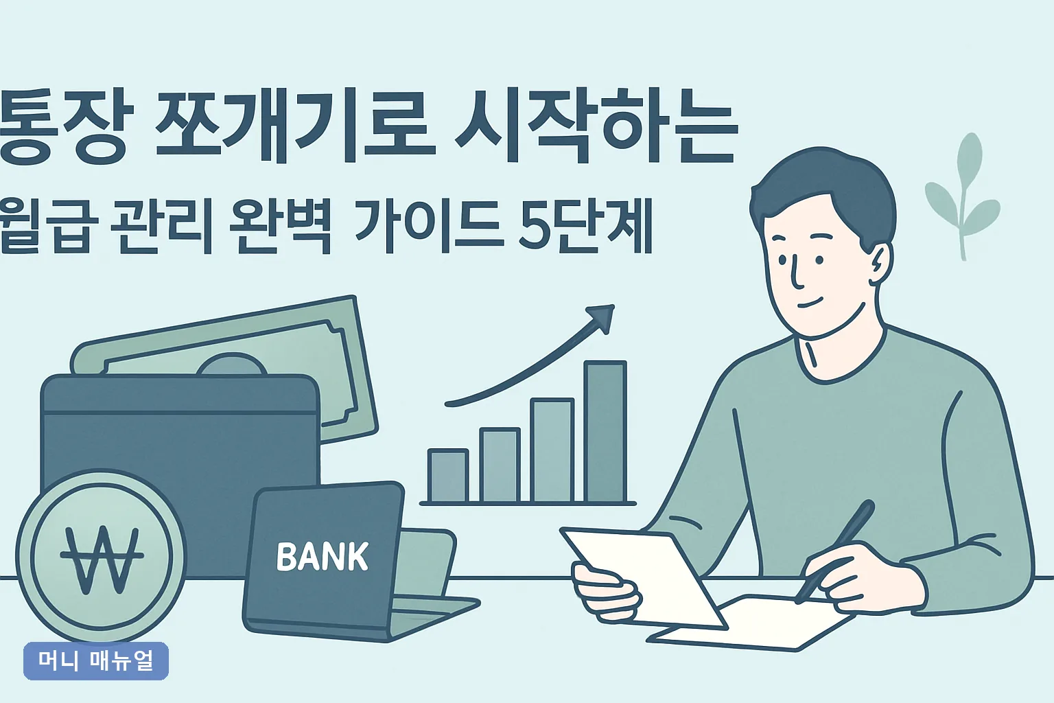 통장 쪼개기로 시작하는 월급 관리 완벽 가이드 5단계
