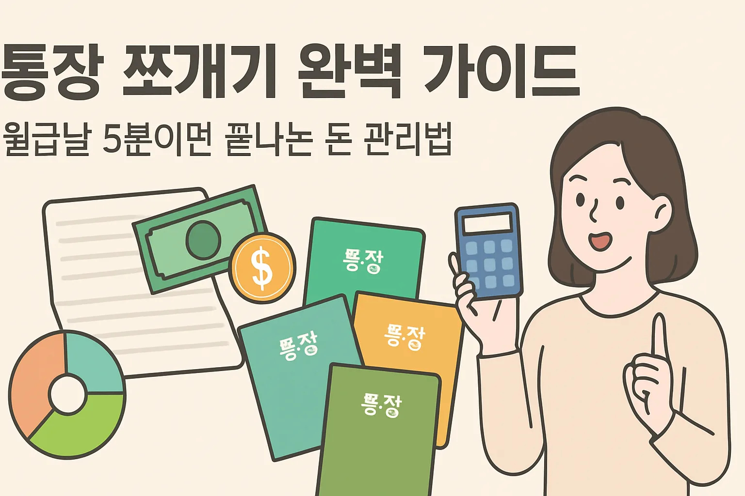 통장 쪼개기 완벽 가이드: 월급날 5분이면 끝나는 돈 관리법
