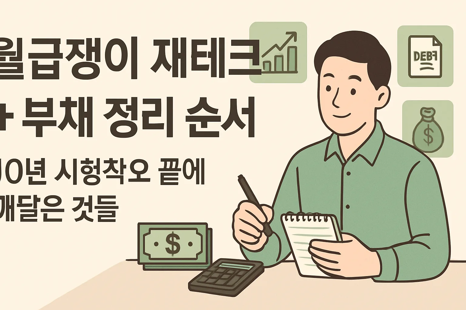 월급쟁이 재테크 + 부채 정리 순서, 10년 시행착오 끝에 깨달은 것들